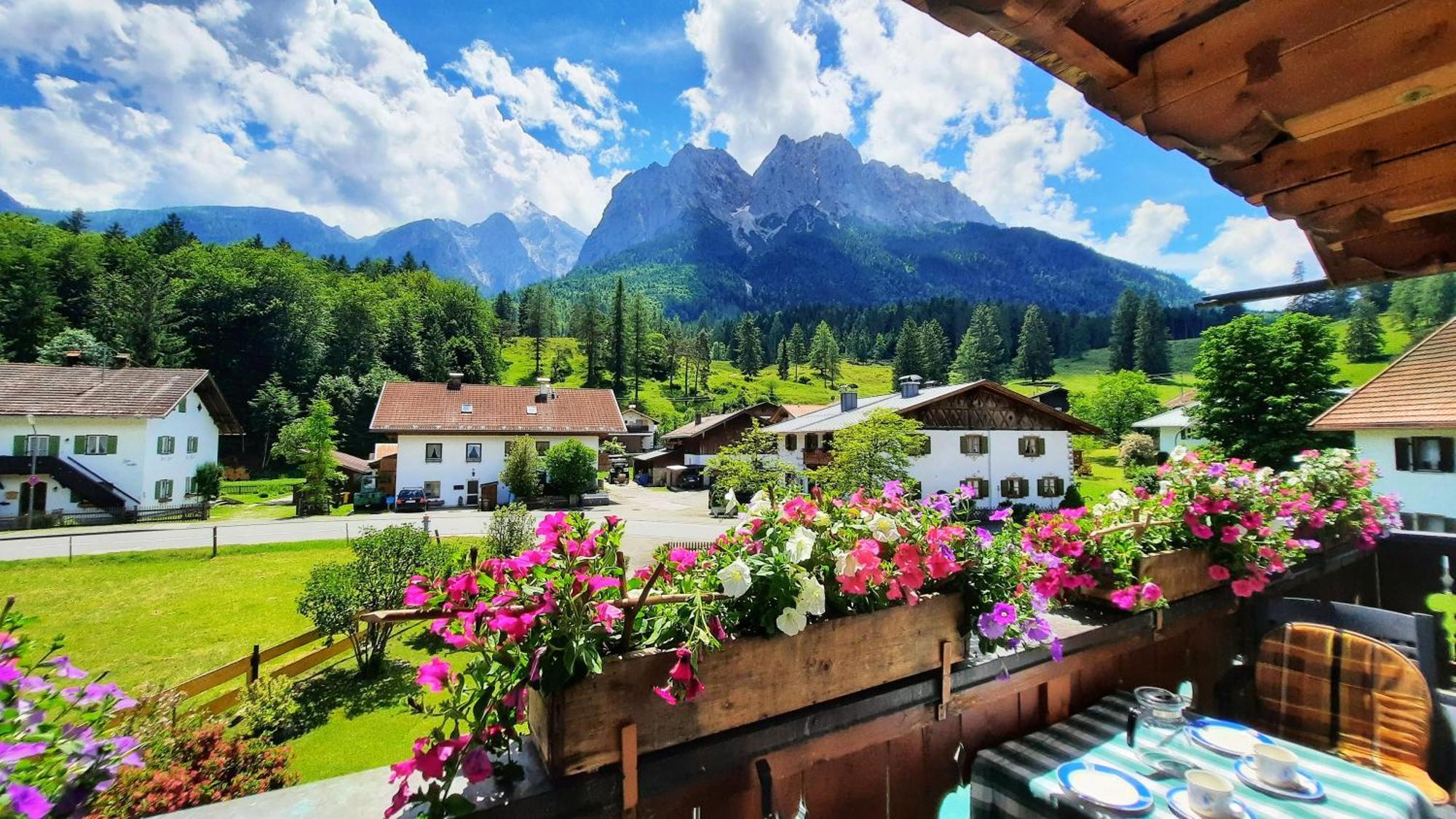 Ferienwohnung Alpspitze 그라이나우 외부 사진