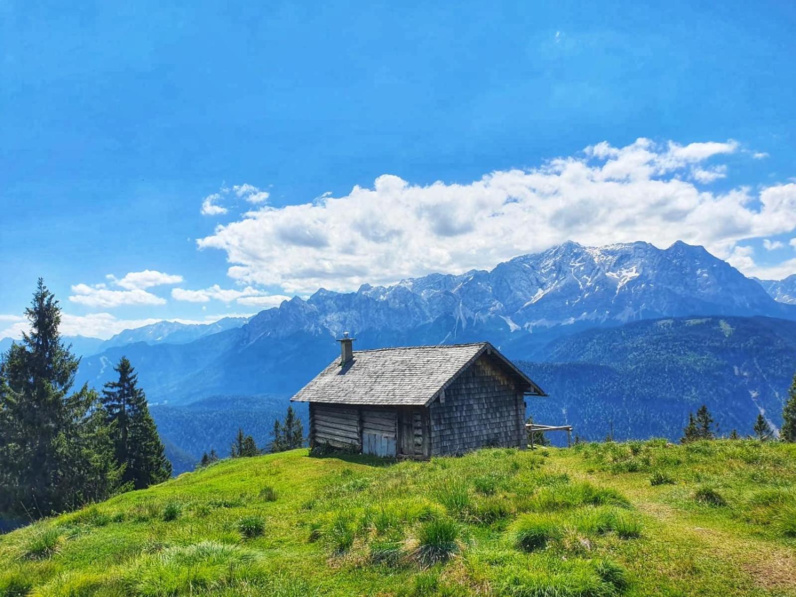 Ferienwohnung Alpspitze 그라이나우 외부 사진