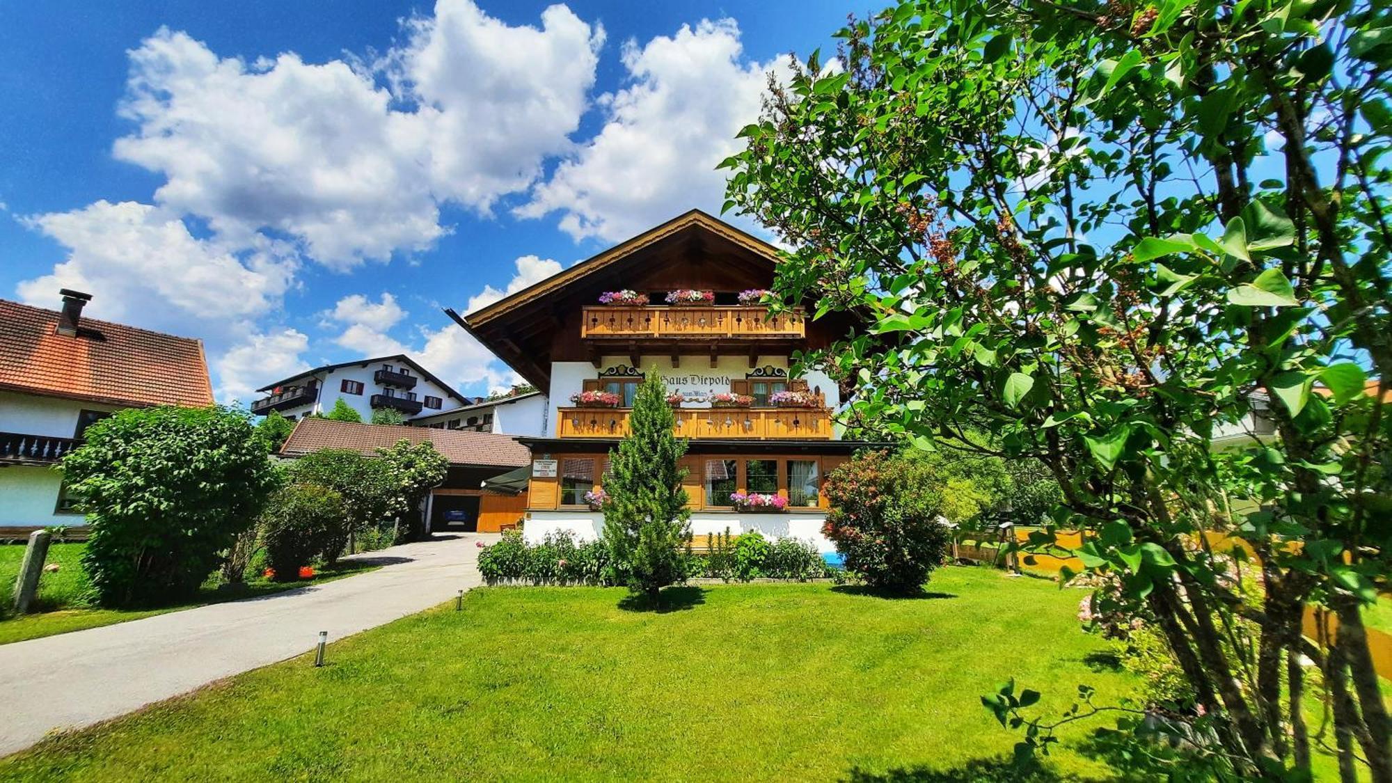 Ferienwohnung Alpspitze 그라이나우 외부 사진
